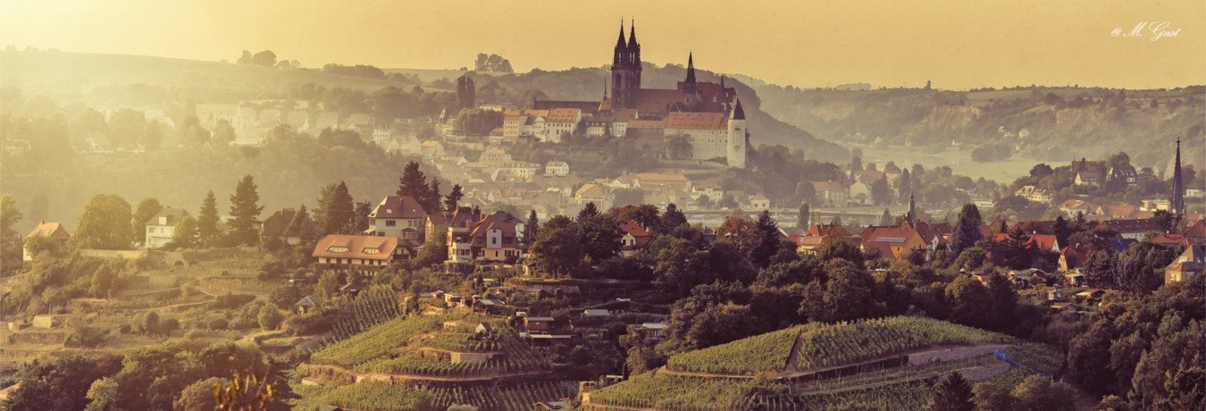 Meißen Blick zur Albrechtsburg von Juchhöh (MATE Theme für Contao)